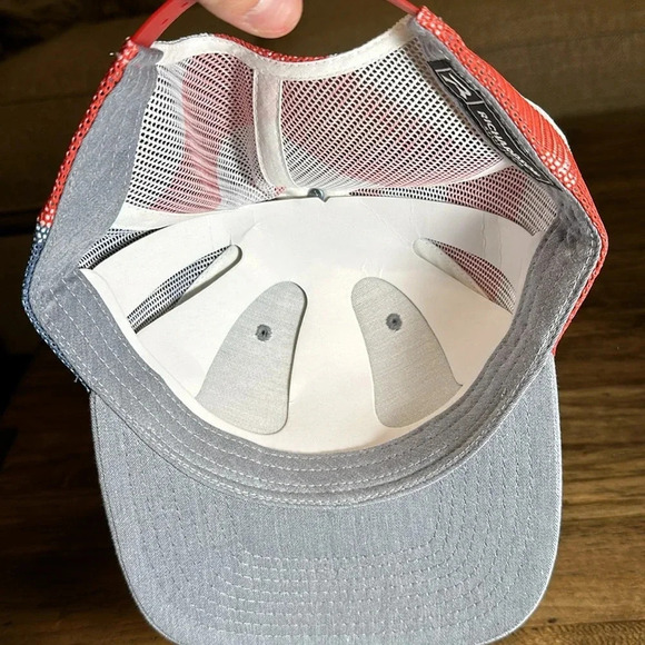 NWT Savannah Moss Co Men’s USA American Flag Patriotic Gray SnapBack cap/hat - Picture 3 of 3